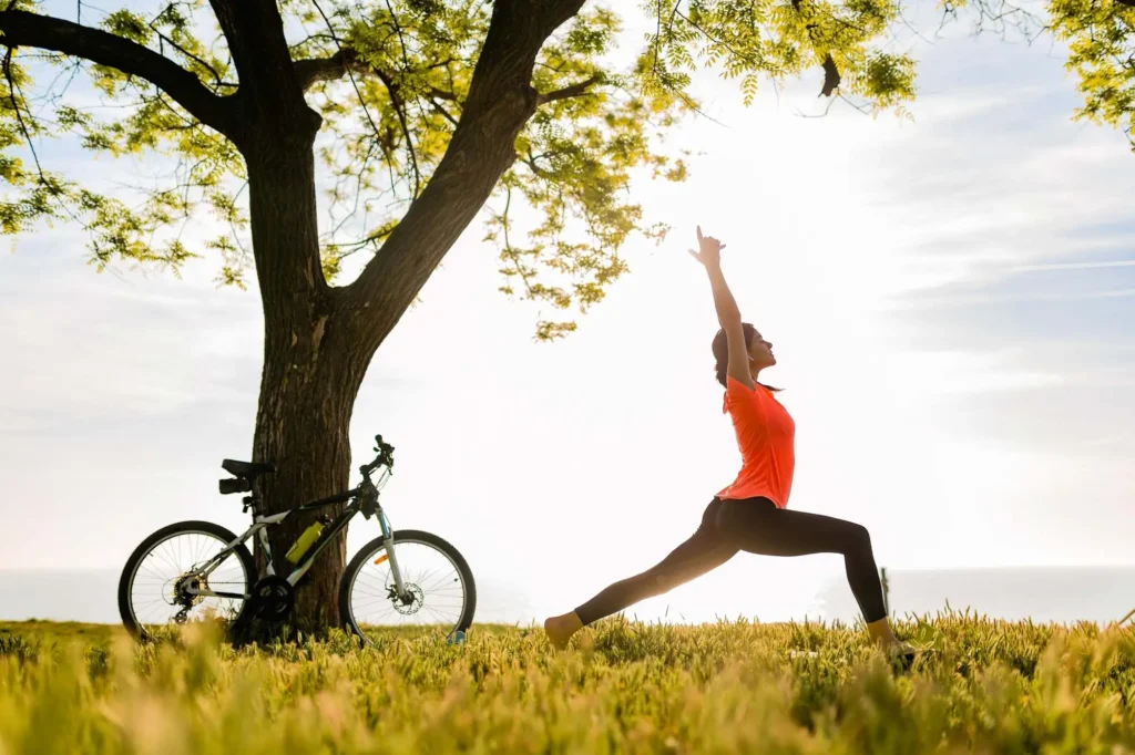 a woman supporting Preventative Health Awareness Month